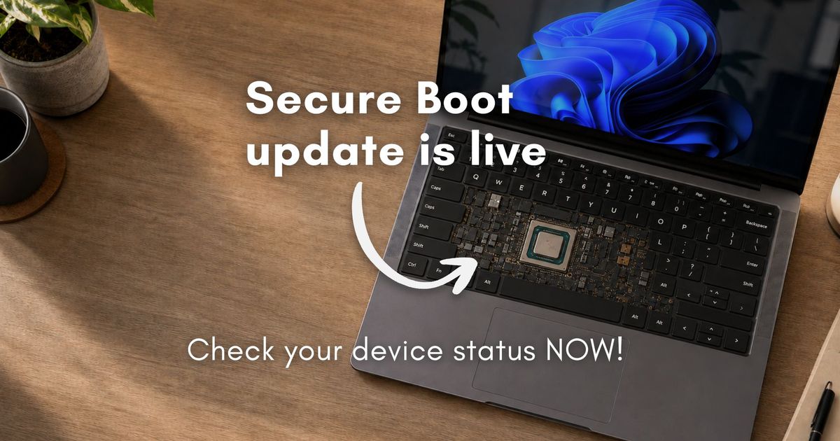 Microsoft released the Windows 11 Secure Boot update for all PCs, how to verify yours