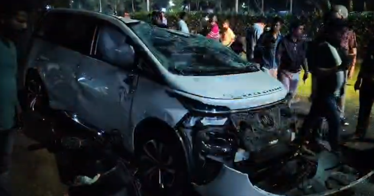 2 killed, 4 critically injured in horrific multi-vehicle crash near Bhubaneswar Sainik School