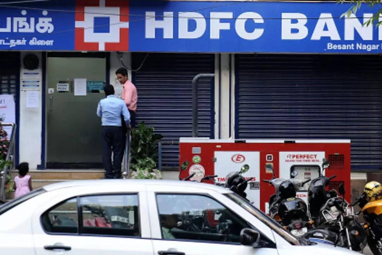 HDFC Bank officials in a meeting discussing business strategies