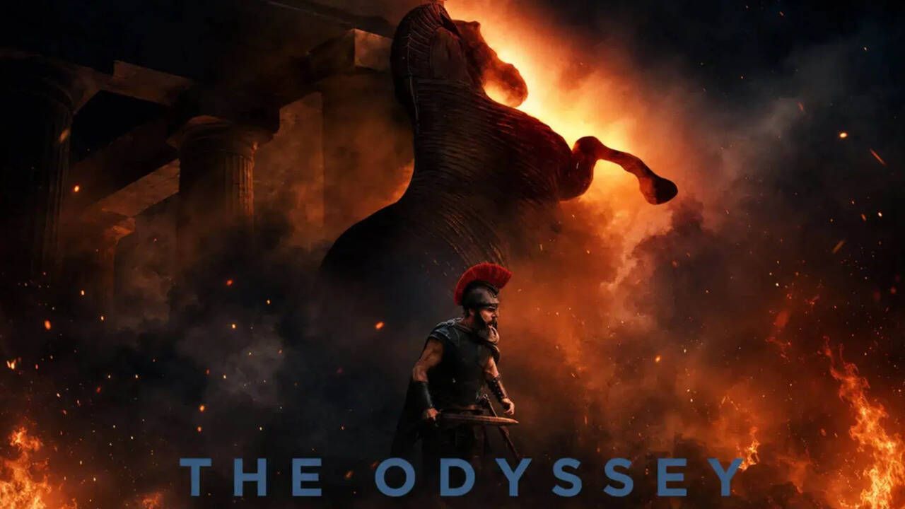 Matt Damon in a scene from The Odyssey film