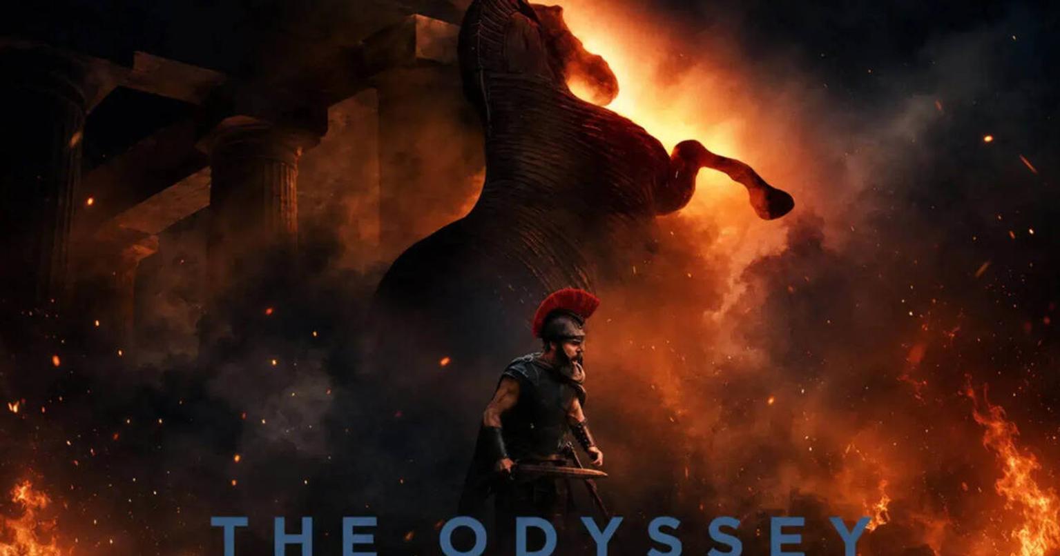 Matt Damon in a scene from The Odyssey film