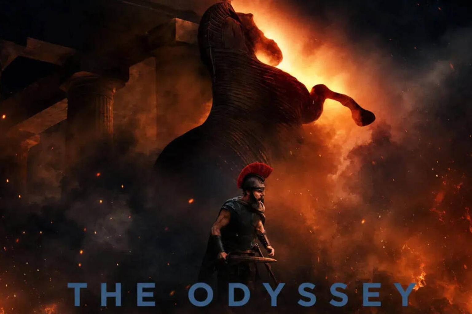 Matt Damon in a scene from The Odyssey film