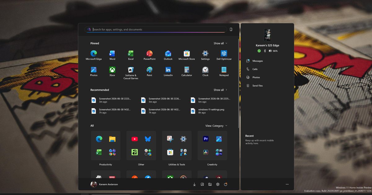 Windows 11's new Start menu released to all ahead of next big update