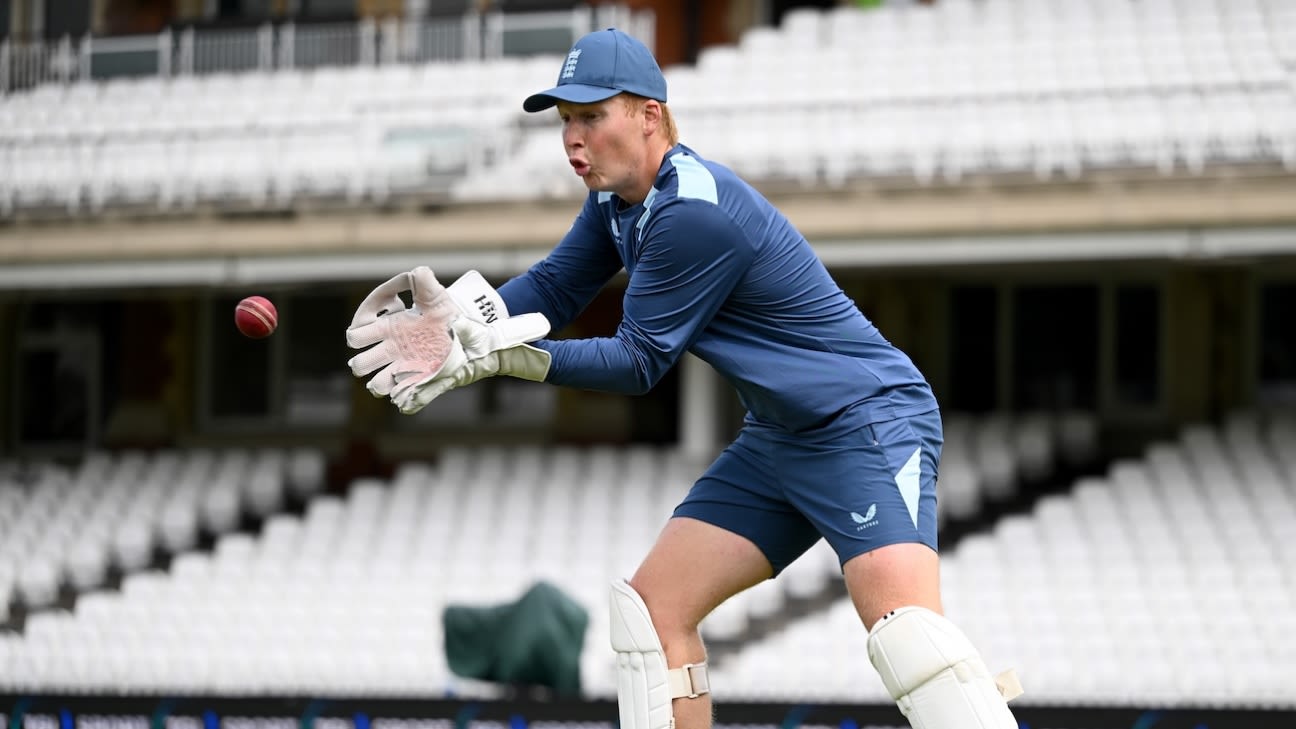 James Rew to make Test debut as Jamie Smith goes on paternity leave