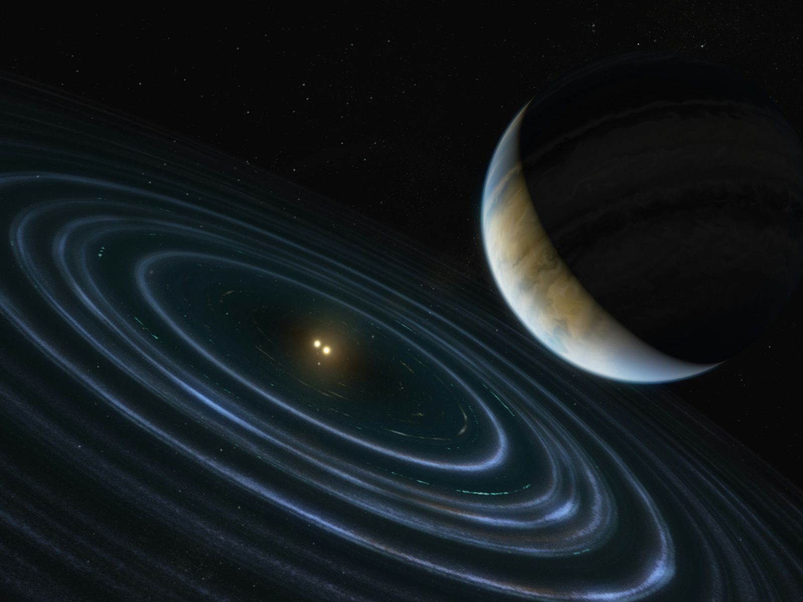 Astronomers studying a rocky exoplanet with atmosphere