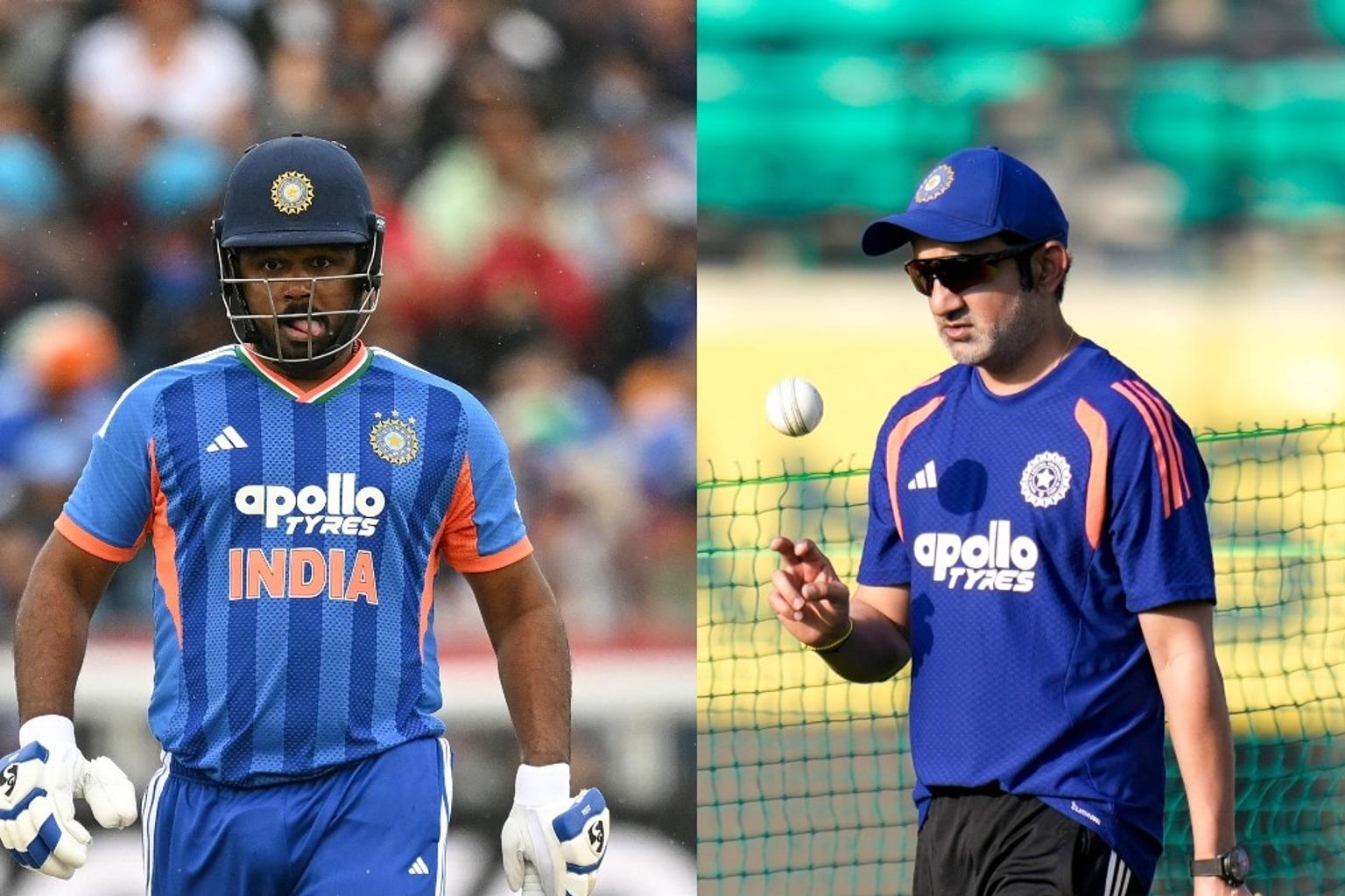 Gautam Gambhir consoles Sanju Samson in long chat after dropping star from T20I team