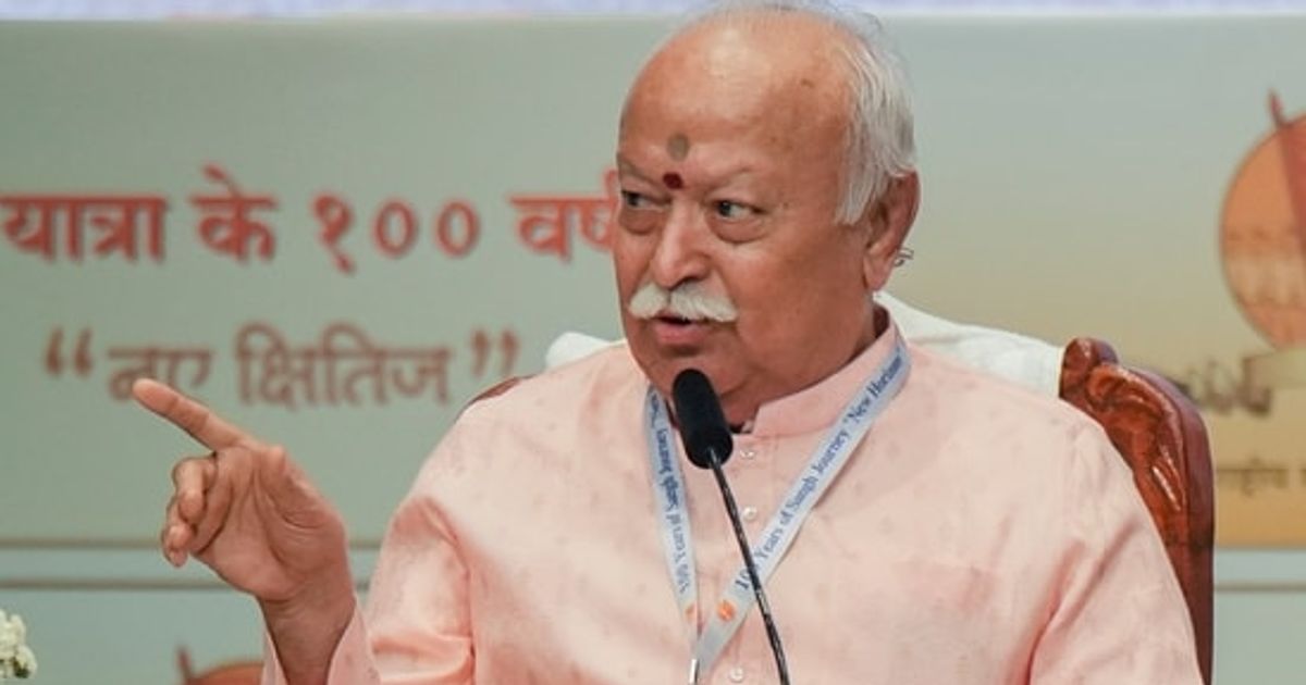 Stone pelted at train with RSS chief Mohan Bhagwat on board, window glass of coach broken