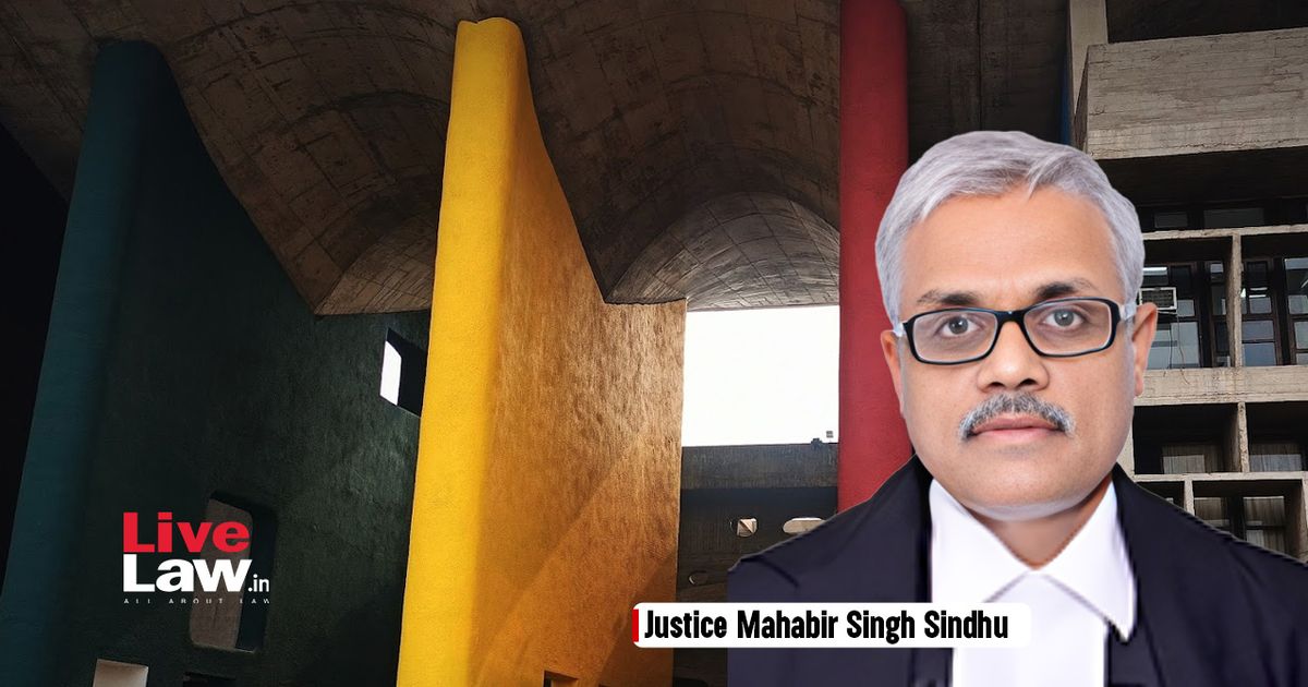 P&H High Court Judge Justice Mahabir Singh Sindhu Passes Away