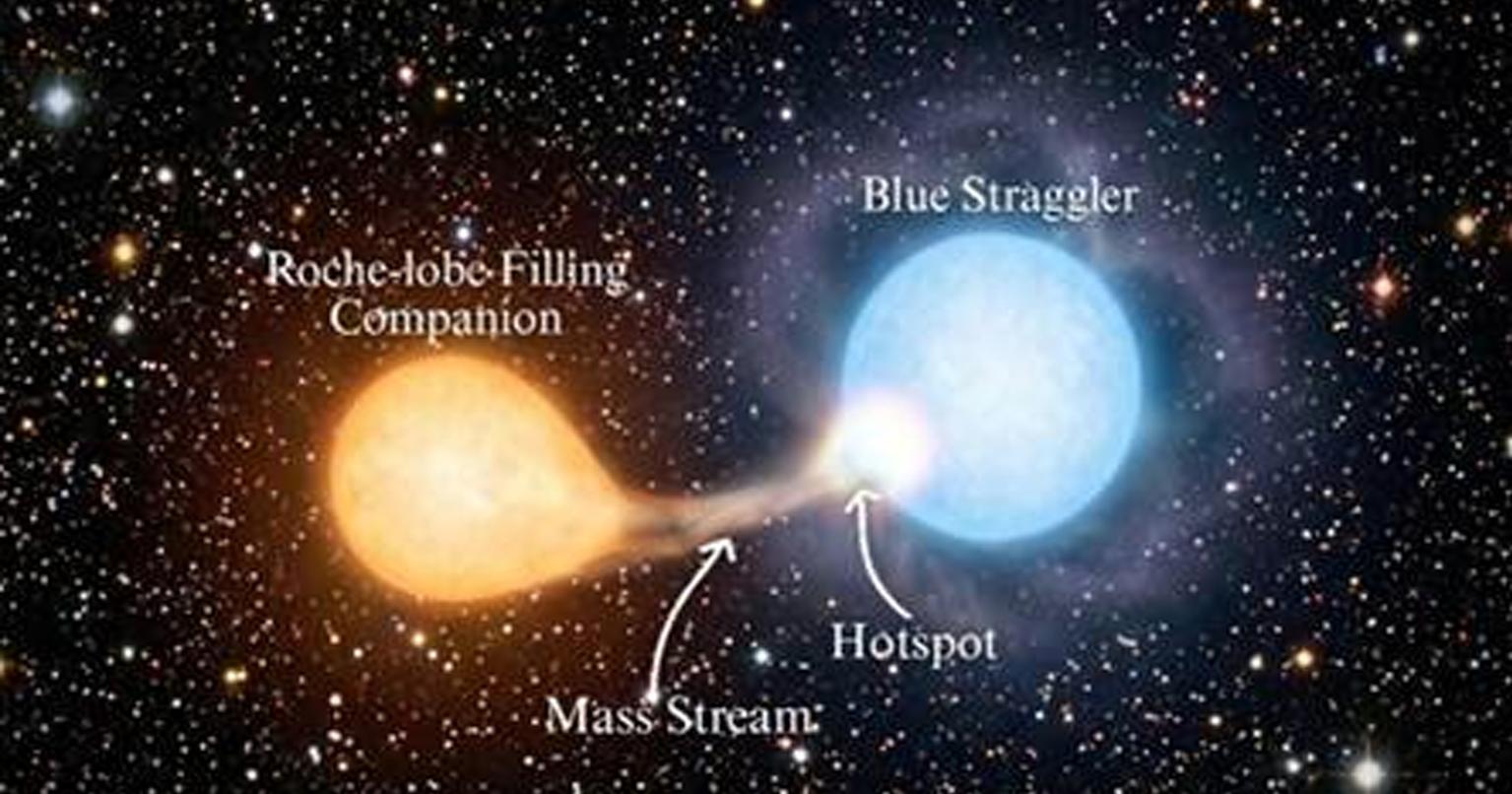 Indian astronomers observing a Blue Straggler Star in formation