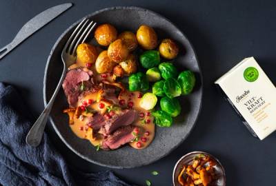 Reinsdyrfilet med viltsaus