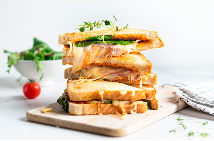 Ostesmørbrød med skinke fra Jacobs Utvalgte