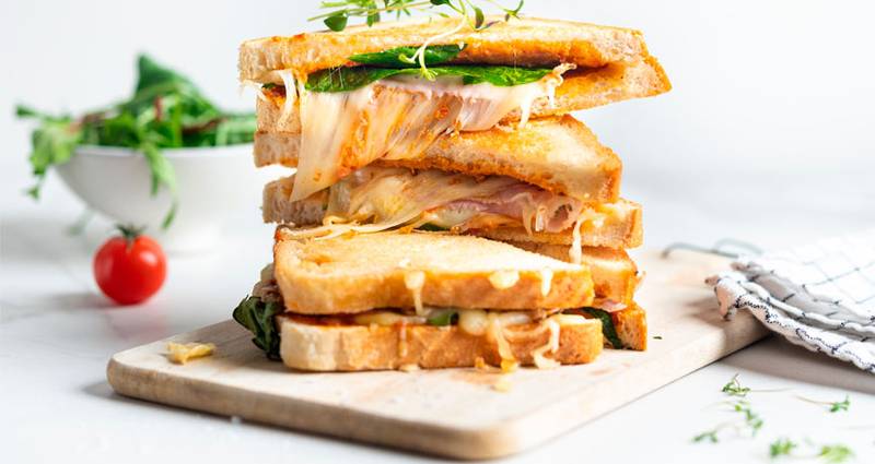 Ostesmørbrød med skinke fra Jacobs Utvalgte