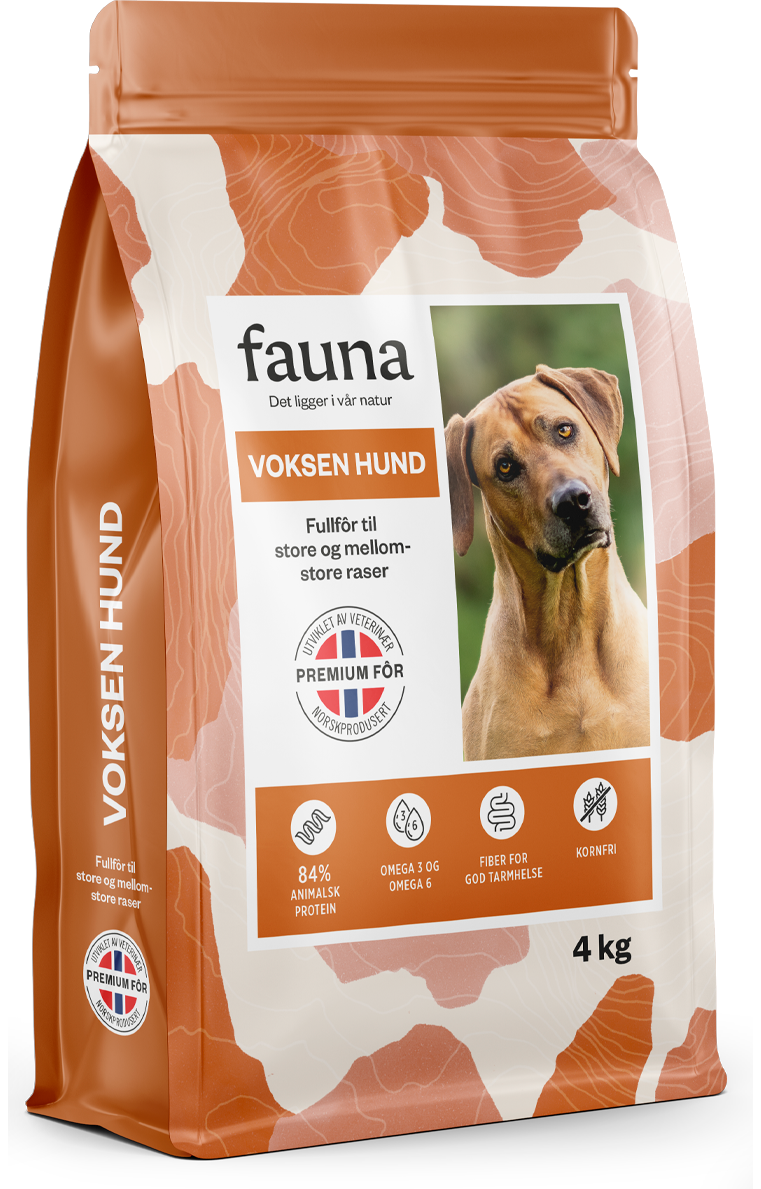 Fauna tørrfôr til hund