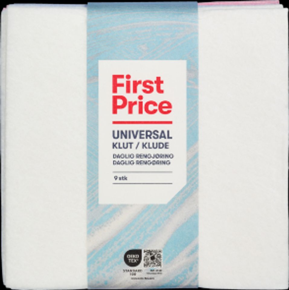 First Price Universalkluter- Plastemballasje til papirbanderole. Plastreduksjon ca. 3,8 tonn/år. First Price Universalkluter- Plastemballasje til papirbanderole. Plastreduksjon ca. 3,8 tonn/år.