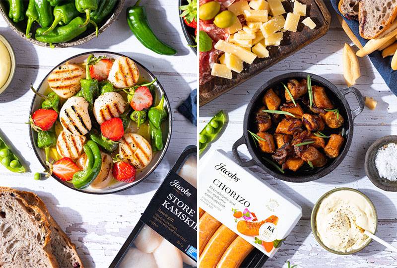 Tapas til sommerbuffet