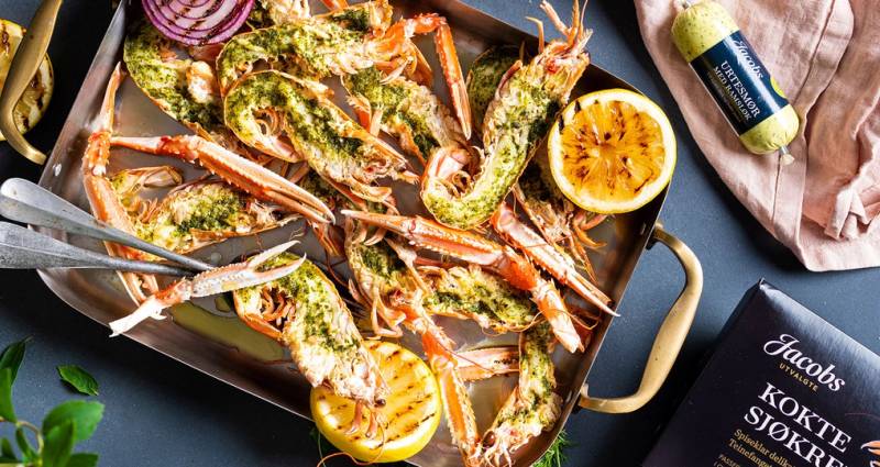 Gratinerte sjøkreps fra Jacobs Utvalgte