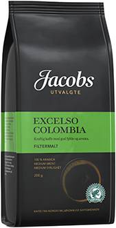 Kaffe filtermalt Jacobs Utvalgte