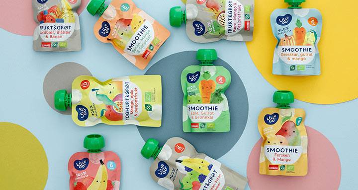 Utvalget av LilleGo' smoothie