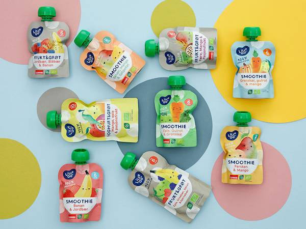 Utvalget av LilleGo' smoothie