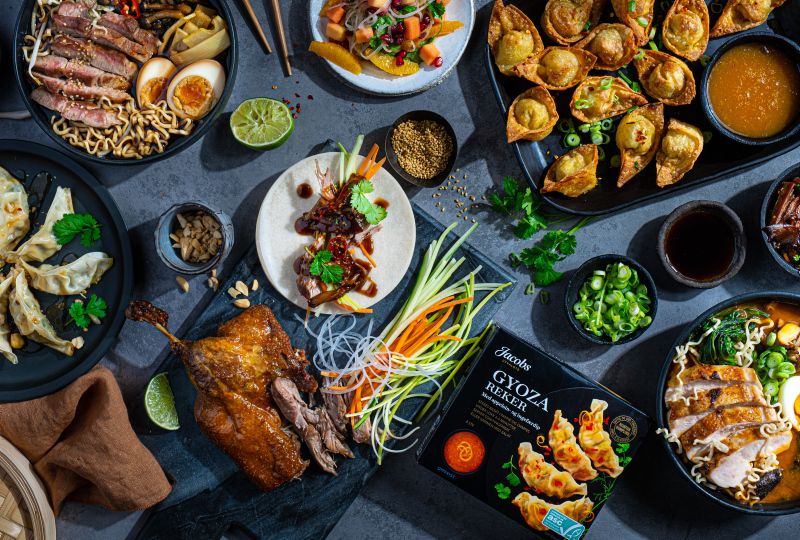 Asiatiske småretter fra Jacobs Utvalgte