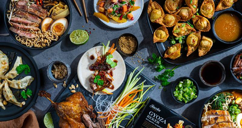 Asiatiske småretter fra Jacobs Utvalgte