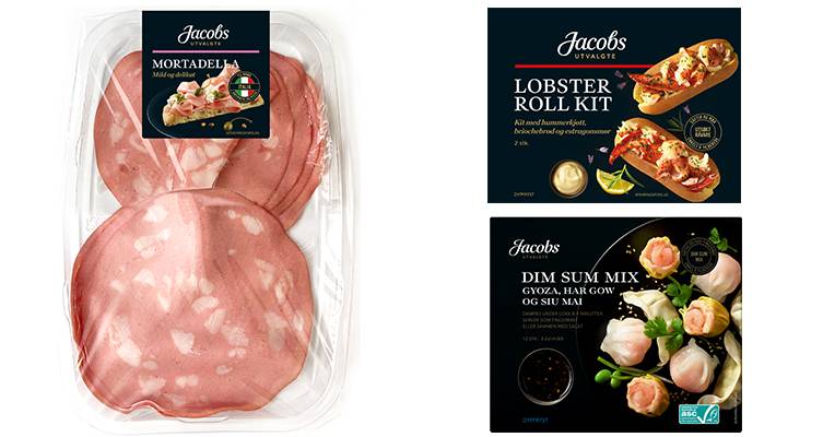 Jacobs Utvalgte Mortadela, Lobster roll kit, Dim Sum Mix