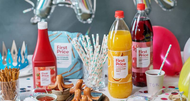 Dekket til bursdagsselskap