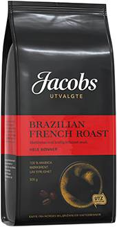 Produktbilde Brazilian French roast kaffe hele bønner Jacobs Utvalgte