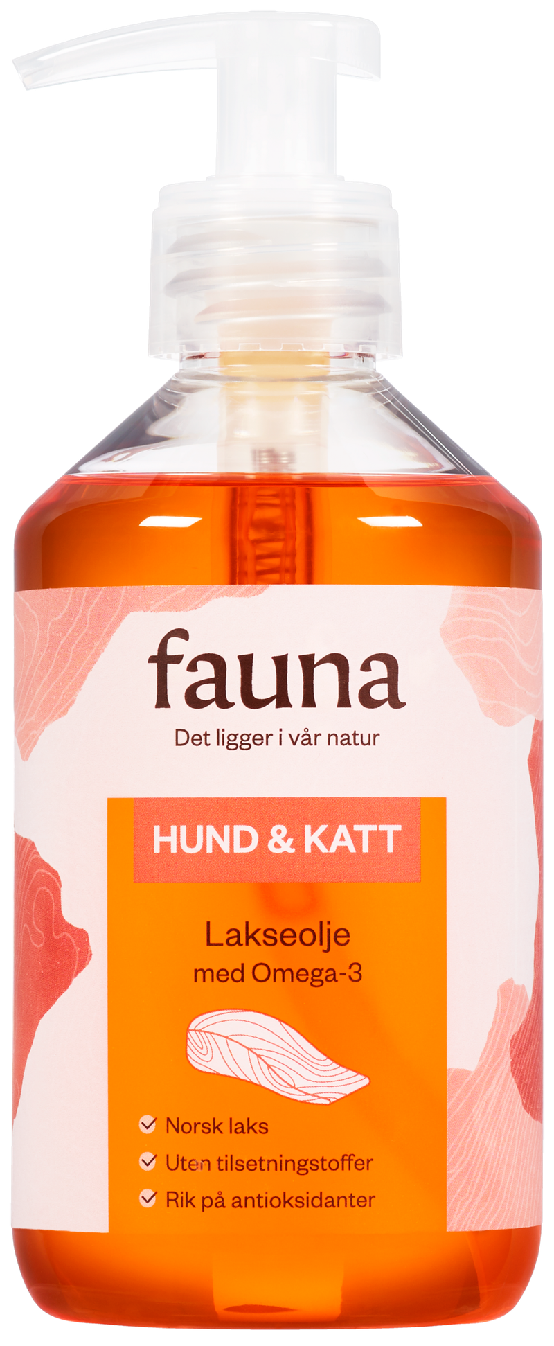 Fauna lakseolje til hund og katt