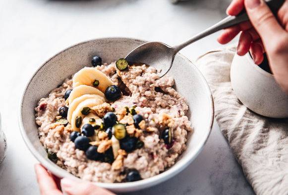 Havregrøt med topping