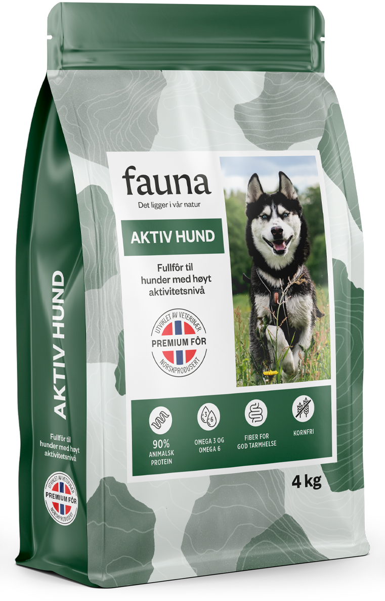 Fauna tørrfôr til hund