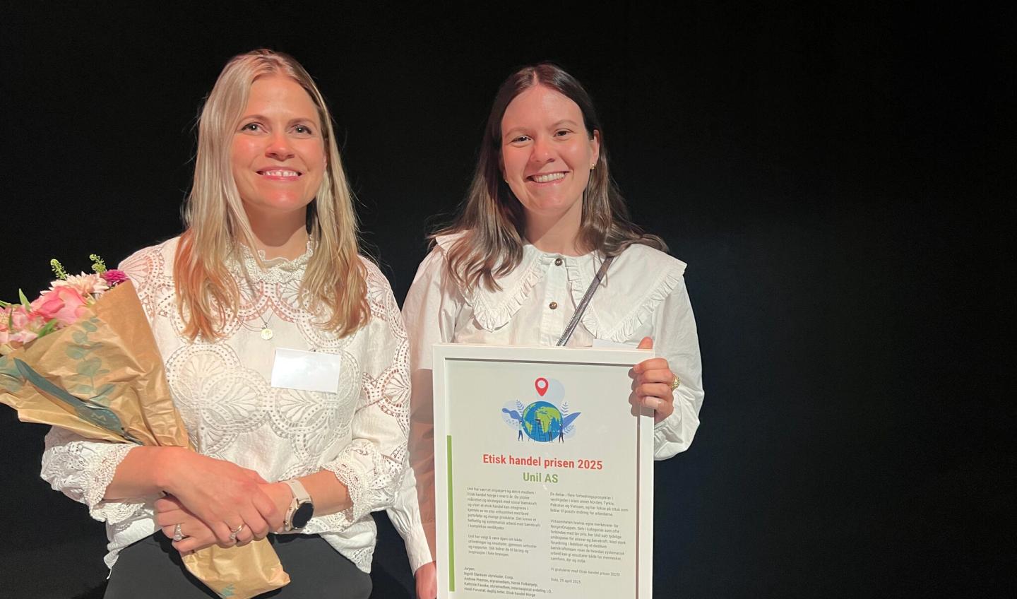 Senior fagsjef bærekraftig handel Julie Haugli Aarnæs og Maria Hammer Hardie Senior fagsjef bærekraftig handel Julie Haugli Aarnæs og Maria Hammer Hardie