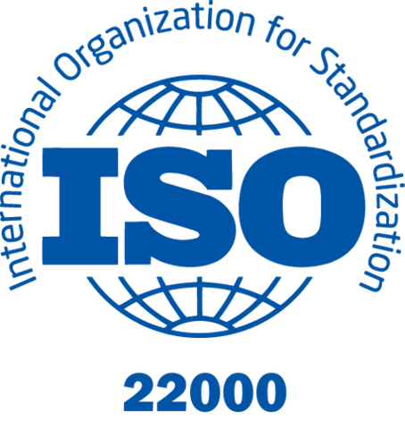 ISO 22000 logo ISO 22000 logo