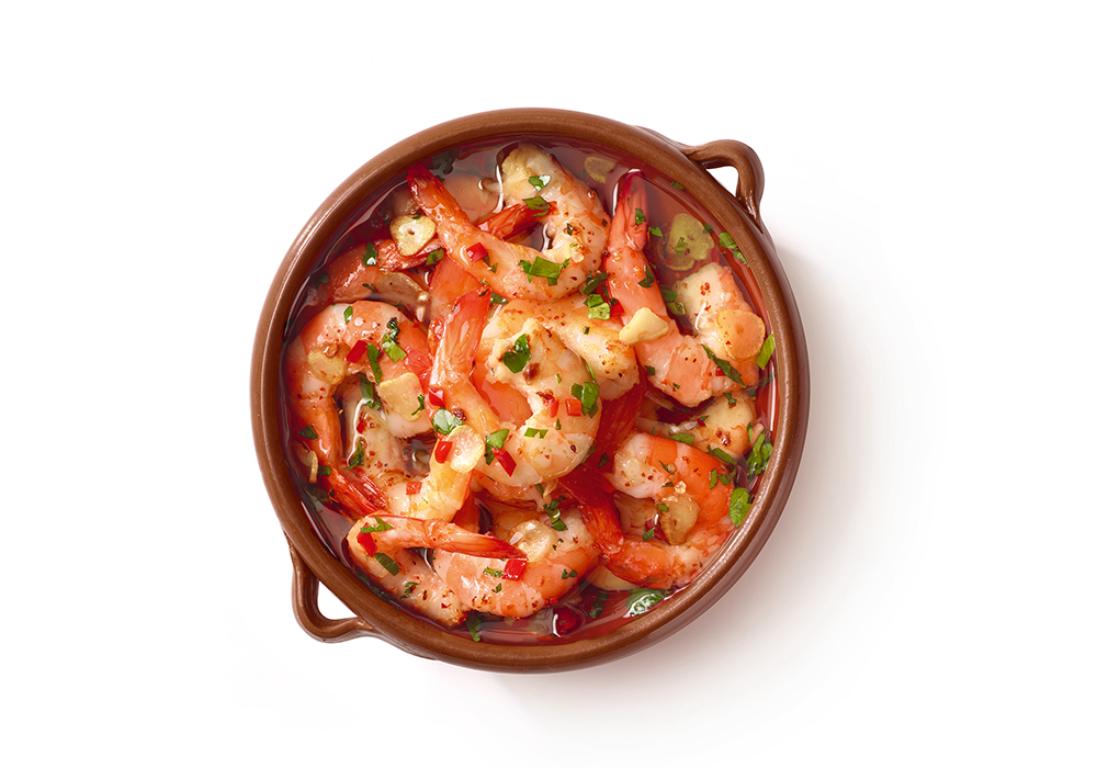 Pil-pil-reker til tapas