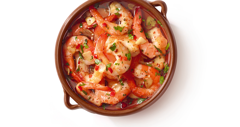 Pil-pil-reker til tapas