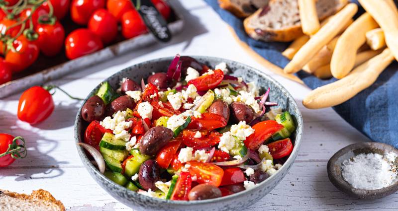 Gresk salat fra Jacobs Utvalgte