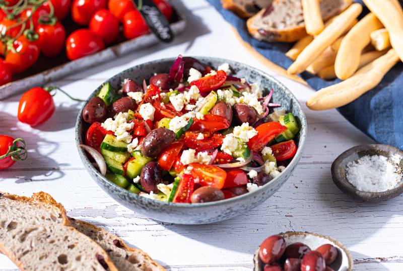 Gresk salat fra Jacobs Utvalgte