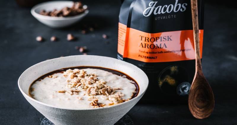 Grøt og kaffe