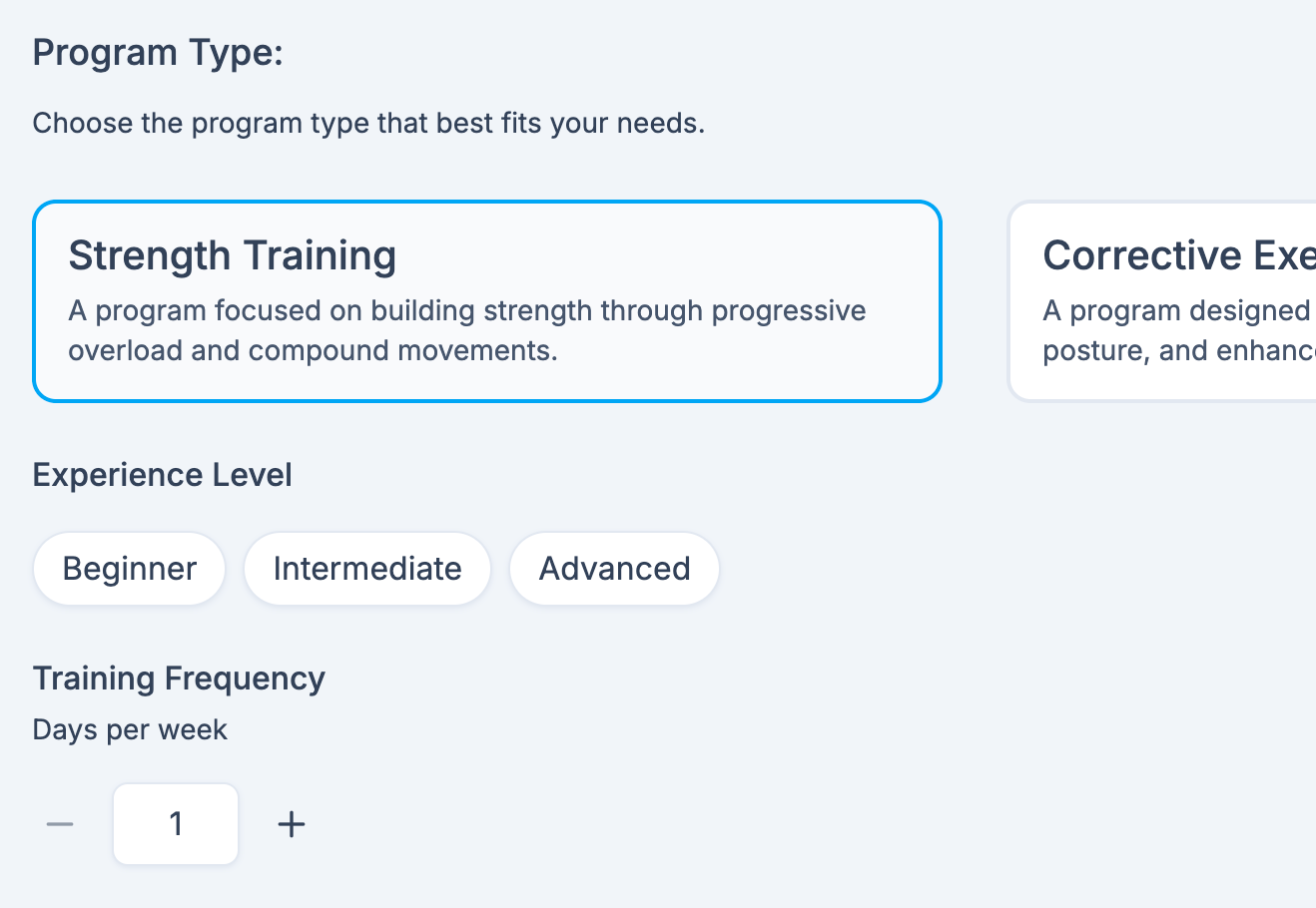 Fill in the questionnaire