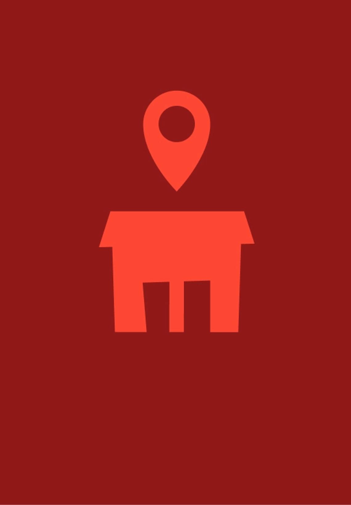 Store finder pin graphic