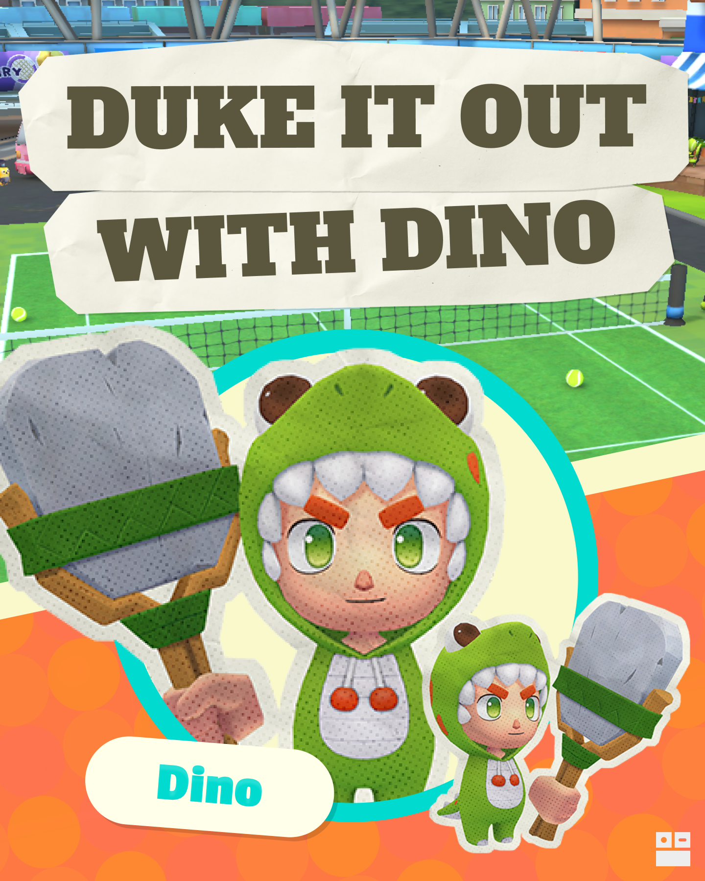 tennis smash dino
