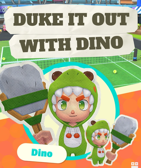 tennis smash dino