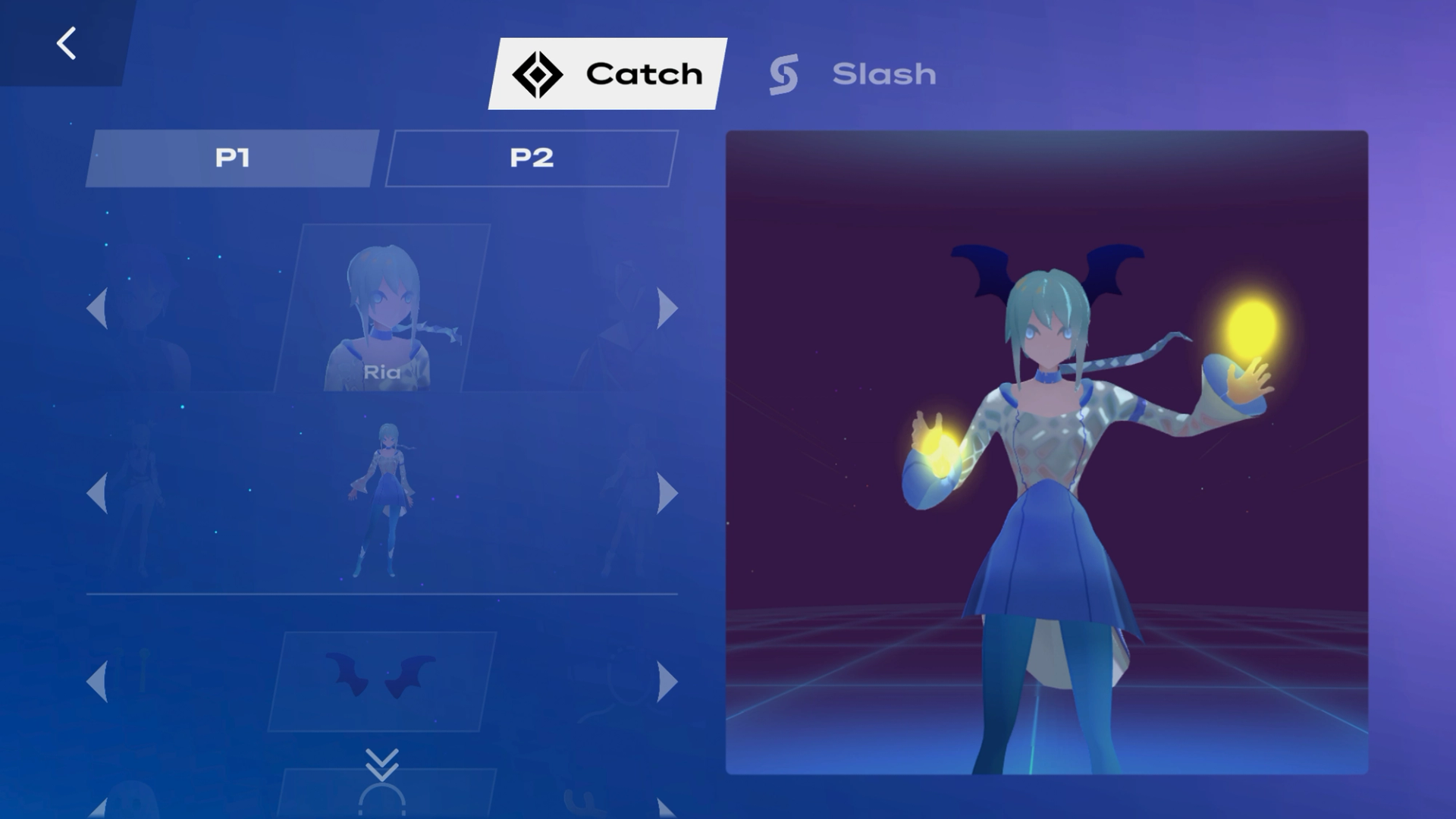 Image of Starri character wearing batwings headpiece, part of the Nex Playground Halloween update