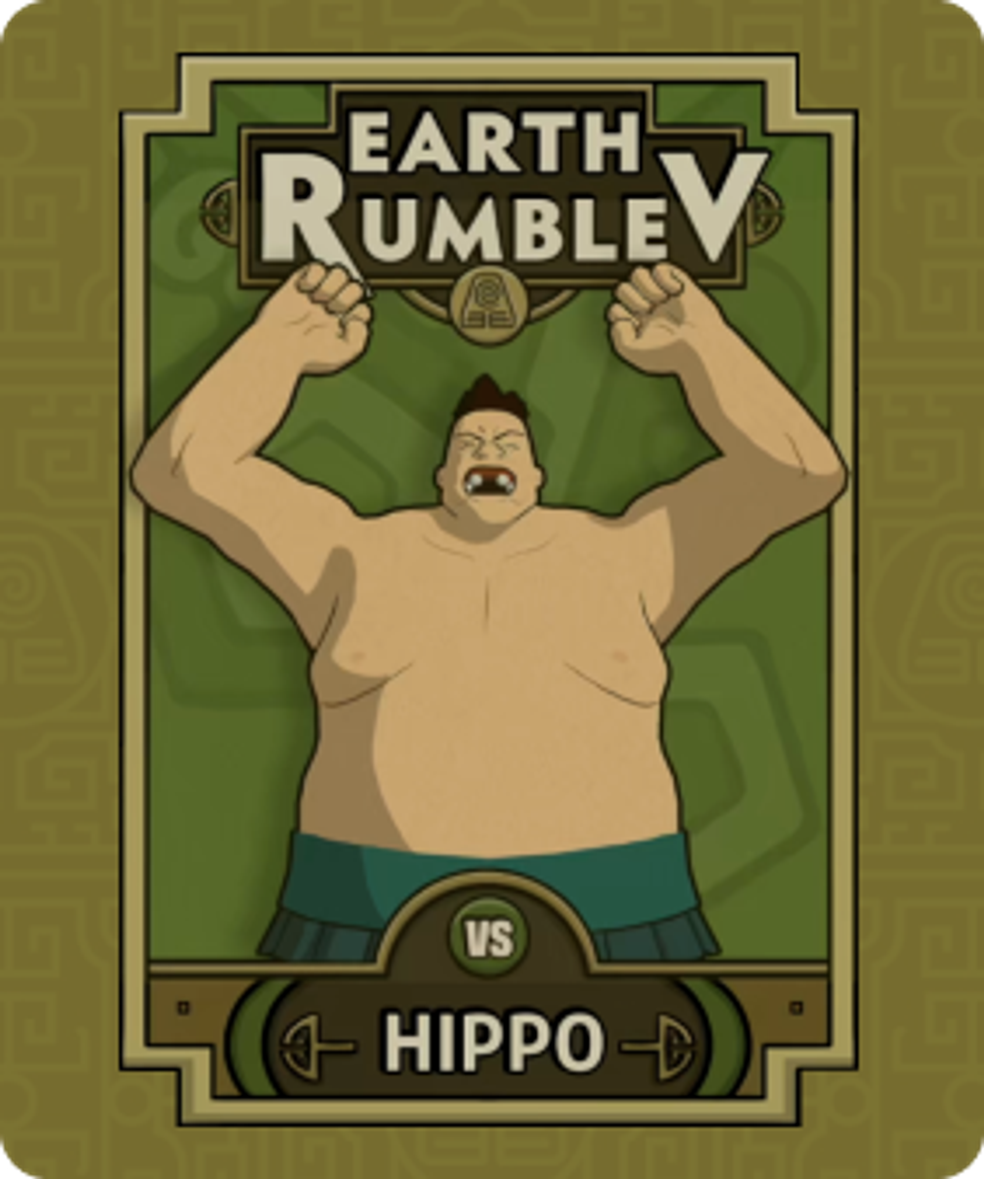 Image of The Big Bad Hippo from Avatar: The Last Airbender Earth Rumble game on Nex Playground + Play Pass.
