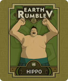 Image of The Big Bad Hippo from Avatar: The Last Airbender Earth Rumble game on Nex Playground + Play Pass.