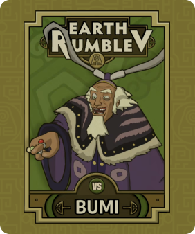 King Bumi image, the final surprise competitor in the Earth Rumble tournament in the new Avatar: The Last Airbender game on Nex Playground with Play Pass.