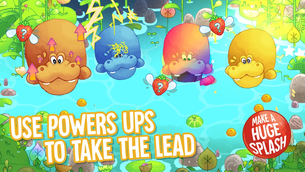 Use Powerups to take the lead!