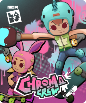 Game tile for Chroma Crew, a Nex Labs title, available only with Play Pass.