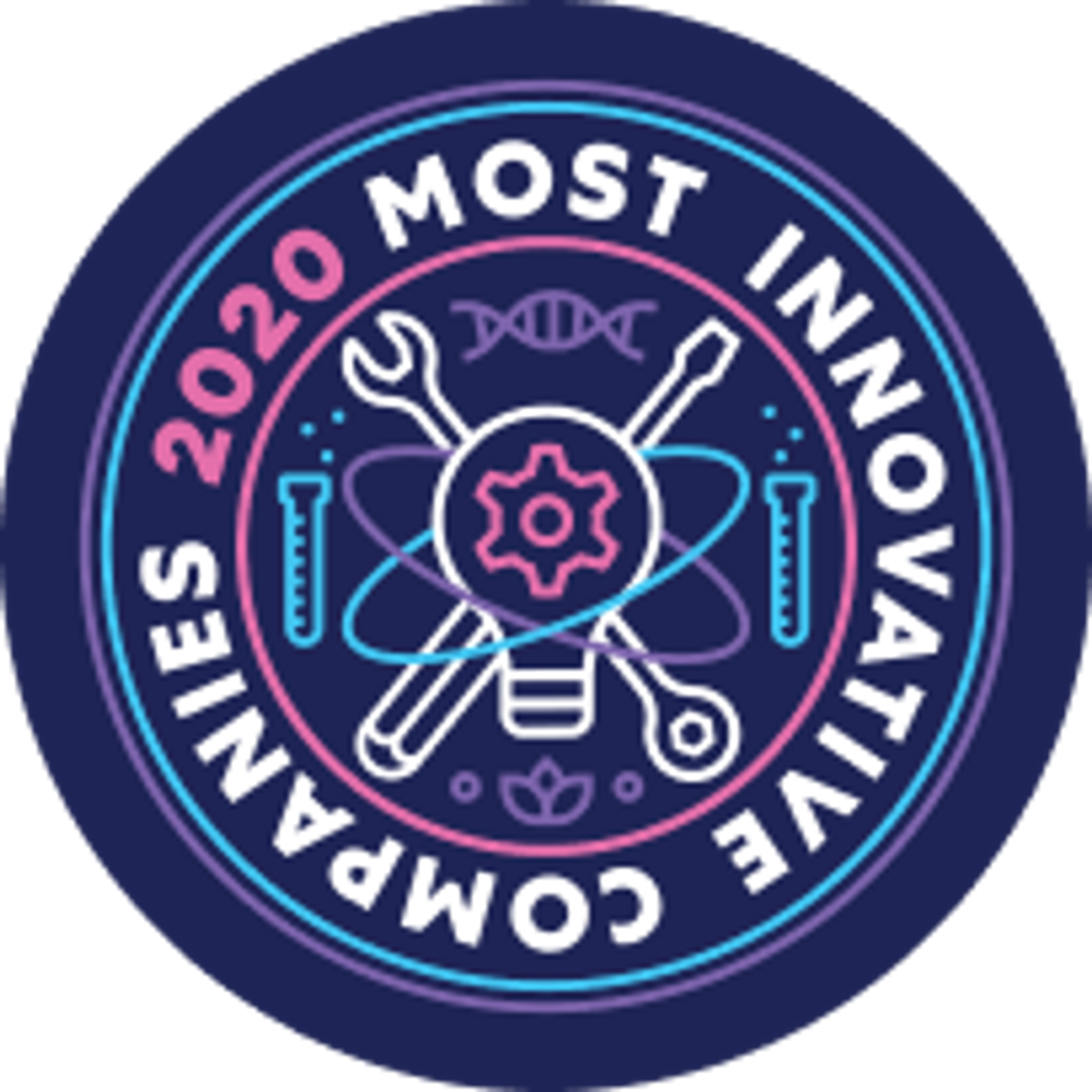 Fast Company Most Innovative Companies 2020 badge.