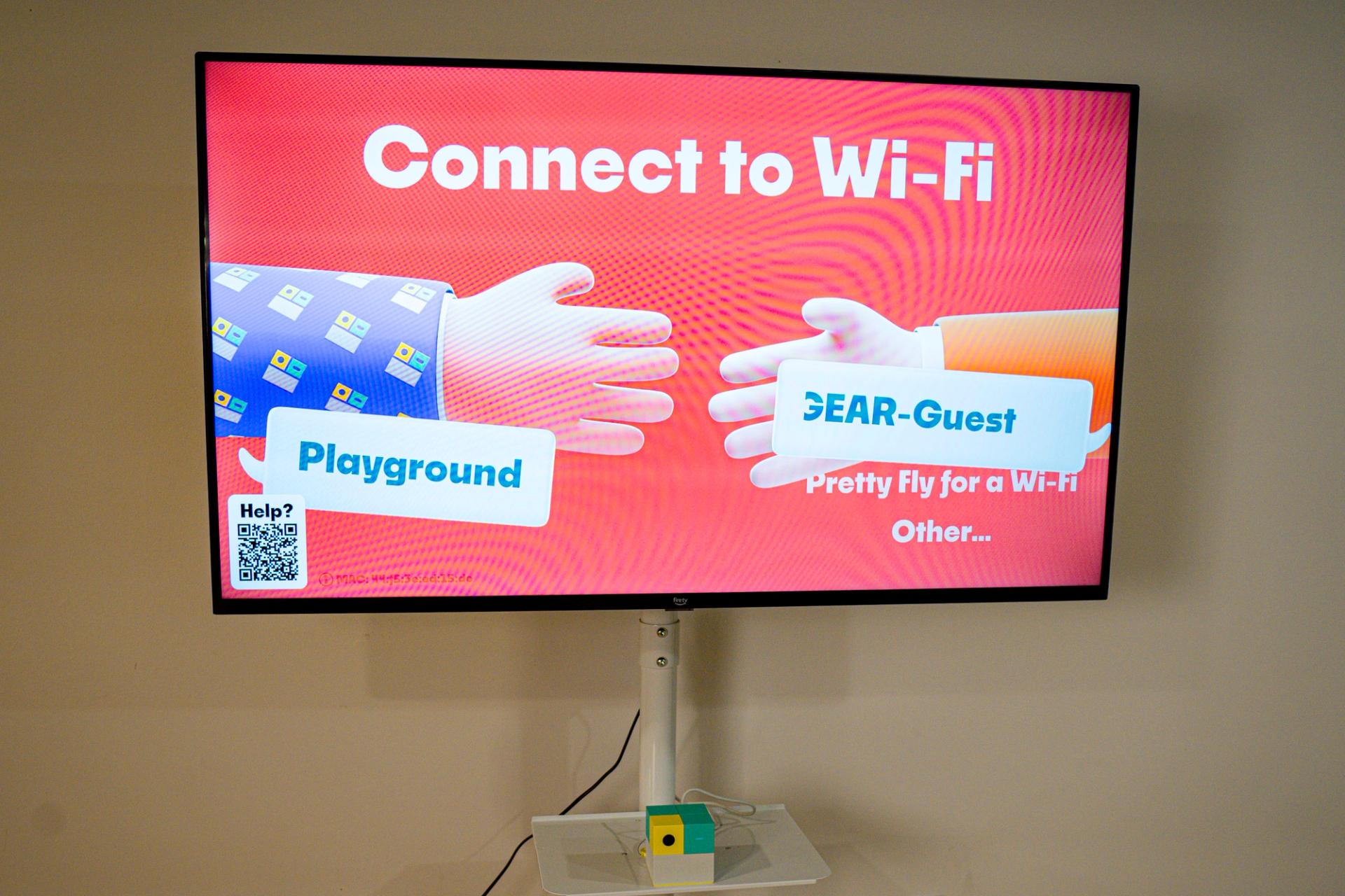 Image of Wi-Fi screen from Nex Playground setup